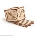 Wood Trick 3D Mechanical Model Forklift Wooden Puzzle Assembly Constructor Brain Teaser Best DIY Toy IQ Game for Teens and Adults B07BM22Q2Y